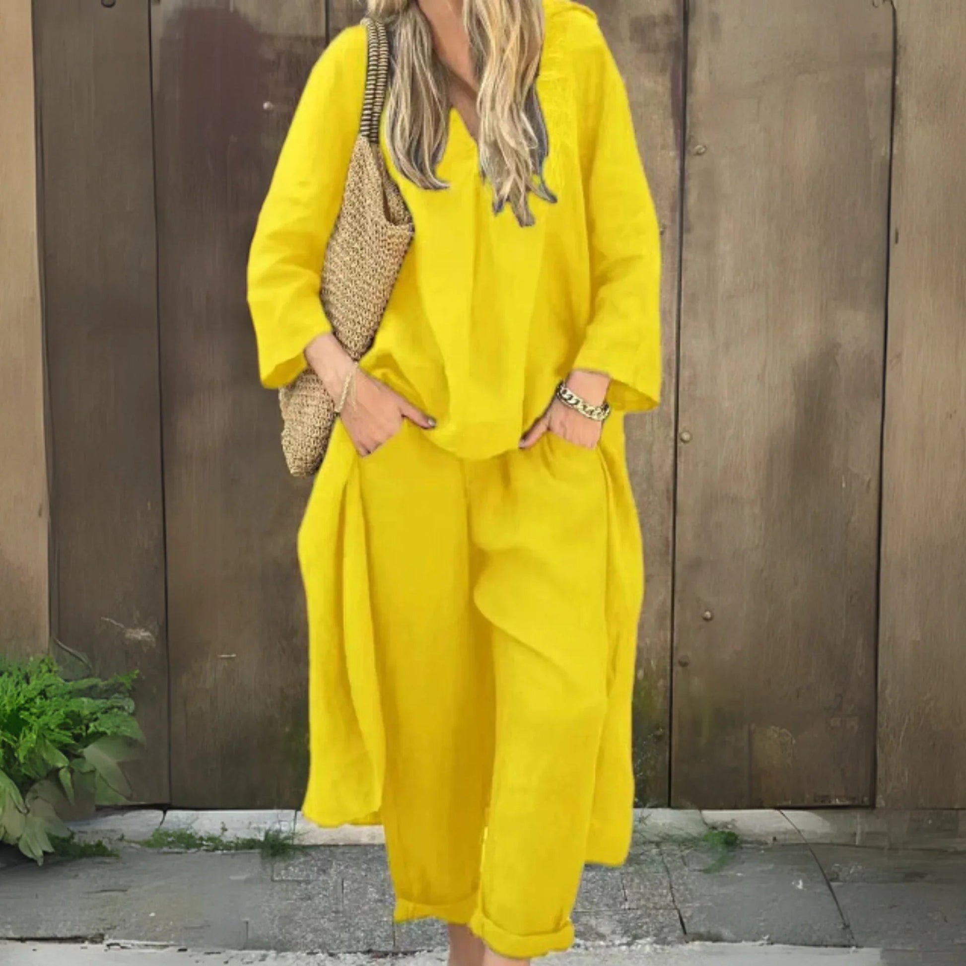 Ensemble 2 pièces col V - VoltÉlan