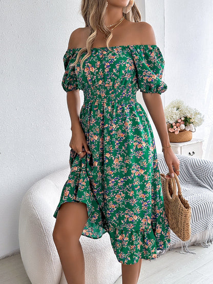 Robe d’Été à Imprimé Floral - VoltÉlan