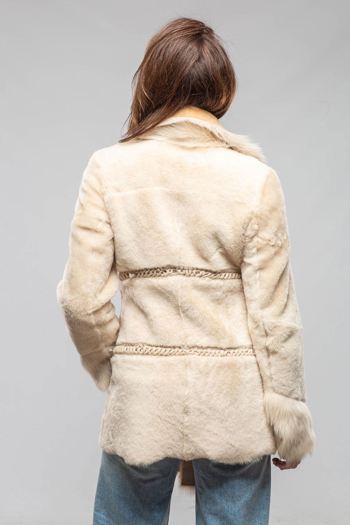 Amaya Shearling In Vintage Palomino
