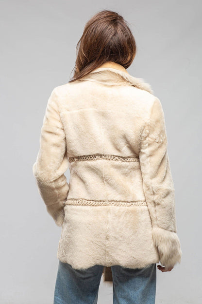 Amaya Shearling In Vintage Palomino