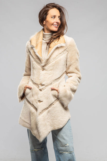 Amaya Shearling In Vintage Palomino