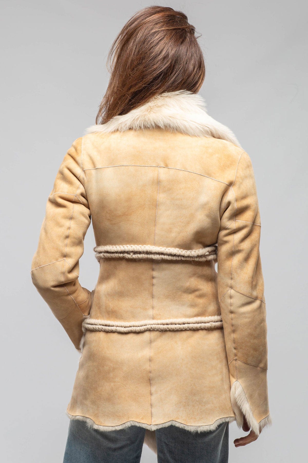 Amaya Shearling In Vintage Palomino