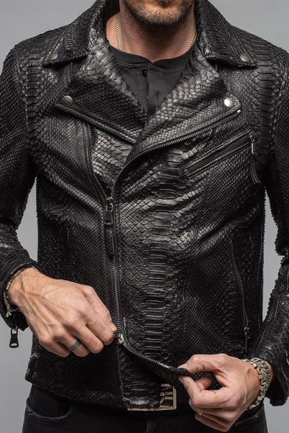 Black Water Python Jacket