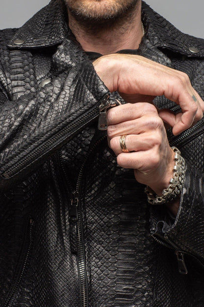 Black Water Python Jacket