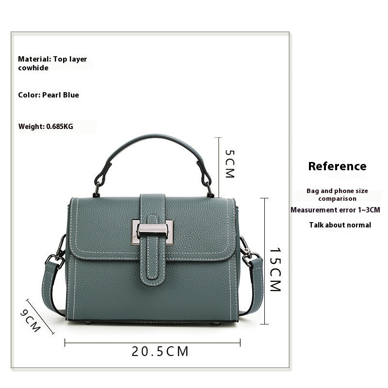 "Livia" Sac à Bandoulière Élégance en Cuir Véritable