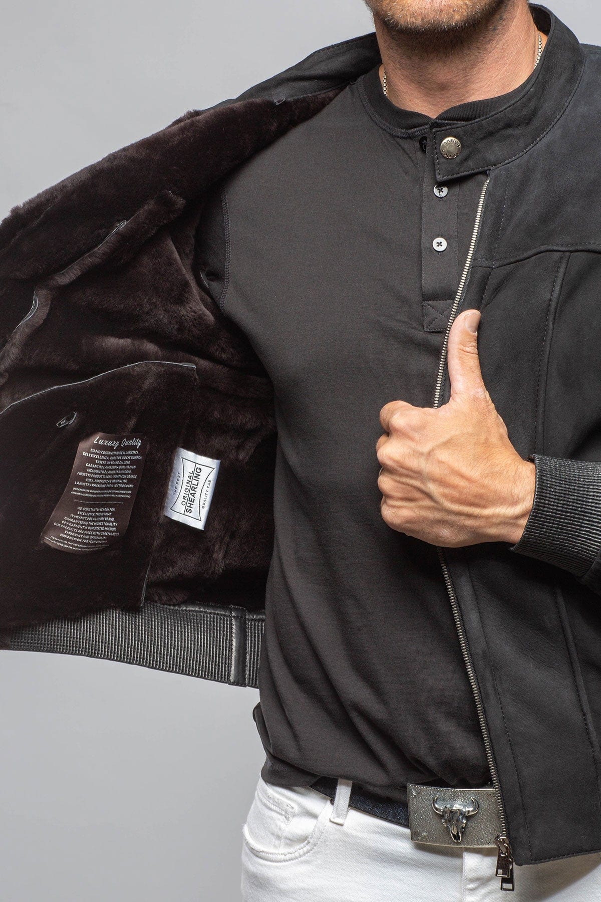 Backyard Hooded Shearling