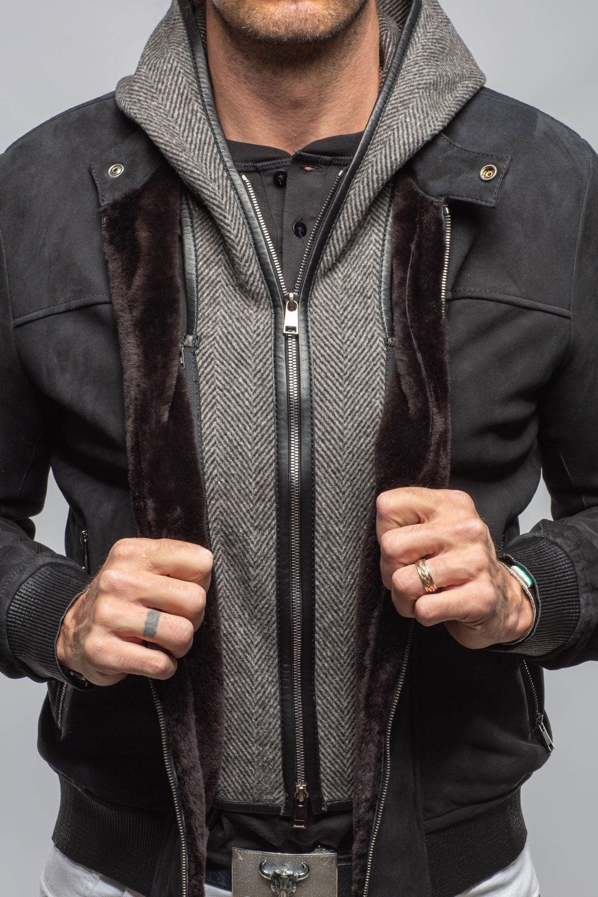 Backyard Hooded Shearling